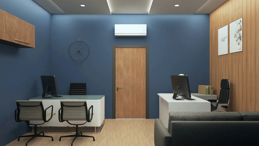 Radiator installation in a modern home